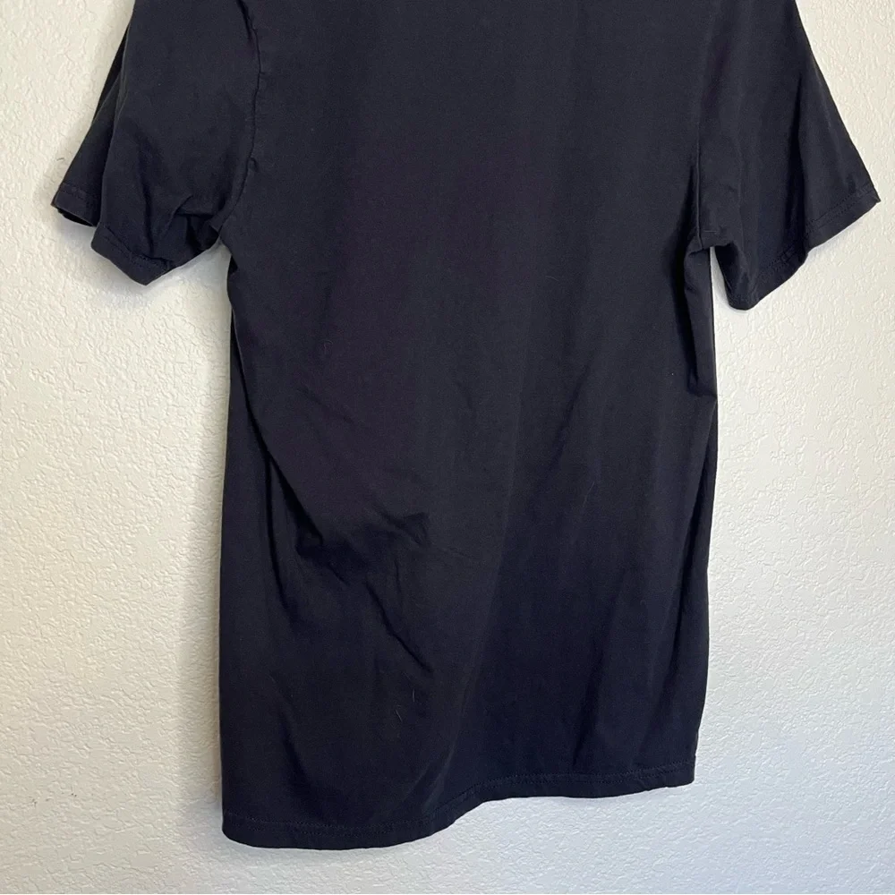Adidas Black and White Logo T-Shirt Men's Medium